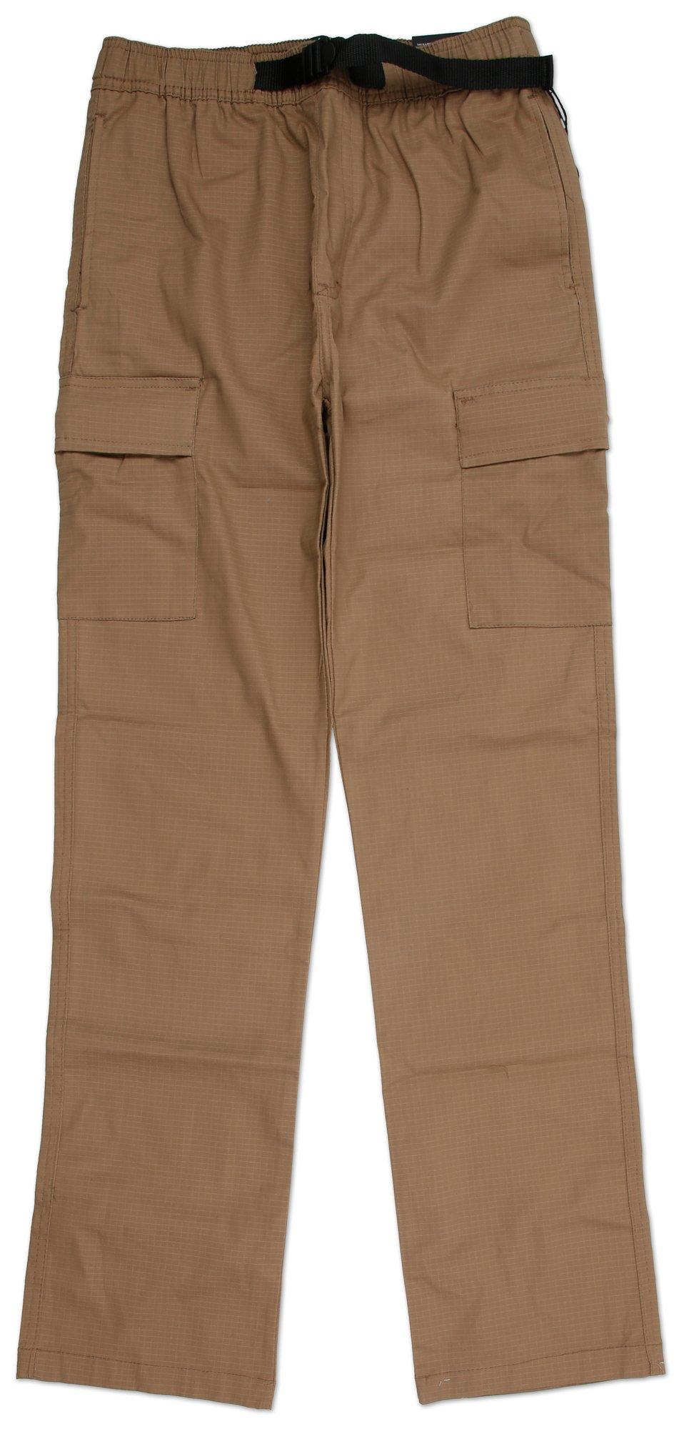 Men's Solid Ripstitch Twill Cargo Pants