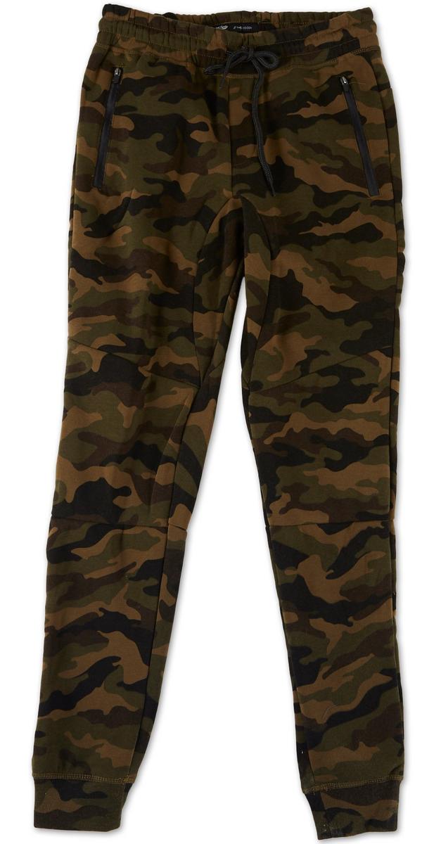 Men's Camouflage Fleece Joggers - Green | bealls