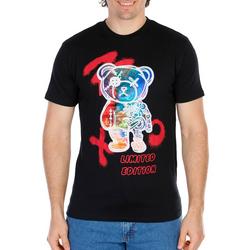 Men's Embroidered Bear Graphic Tee