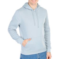 Men's Solid Fleece Lined Pullover Hoodie