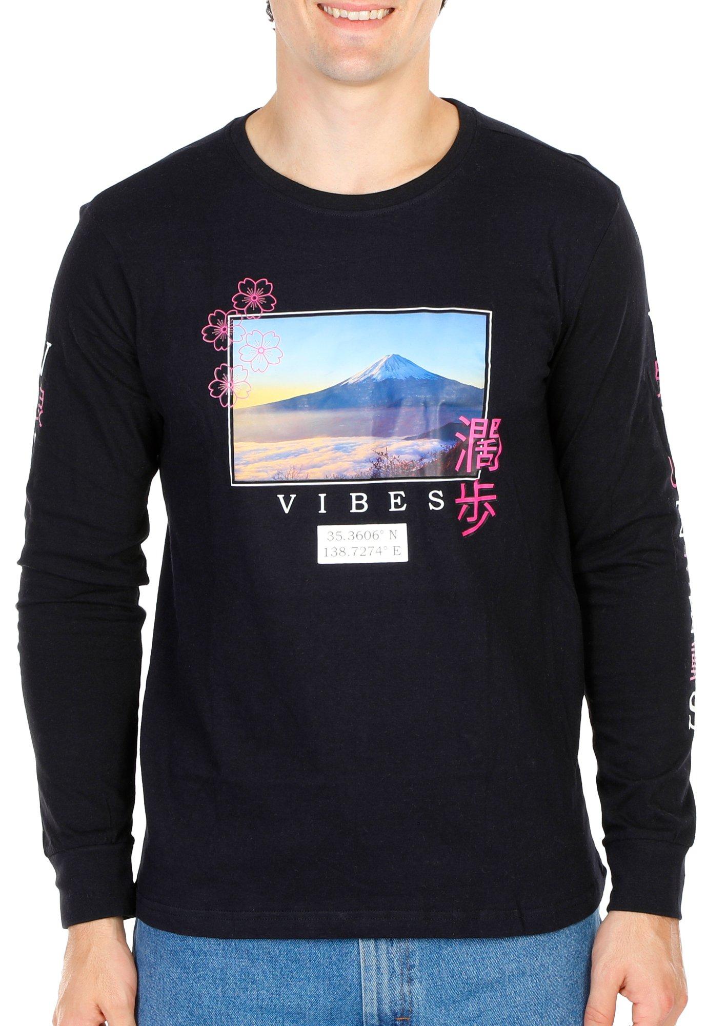 Men's Solid Vibes Graphic Tee