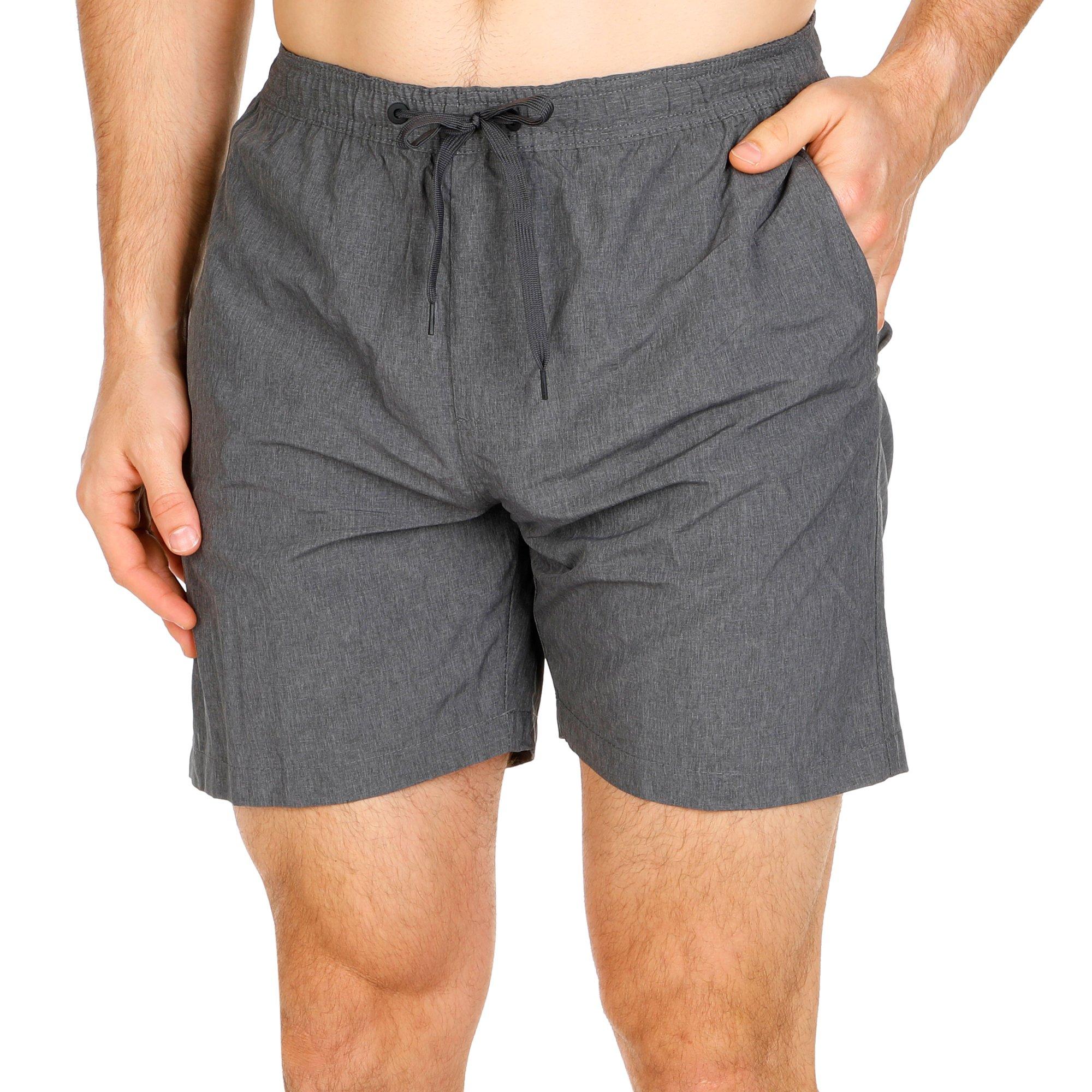 Men's Solid Swim Shorts