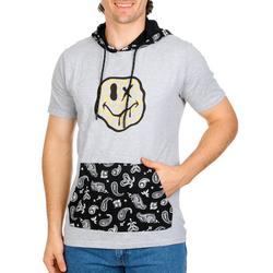 Men's Short Sleeve Hoodie Sweatshirt