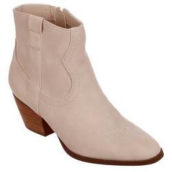 Women's Solid Western Ankle Boots