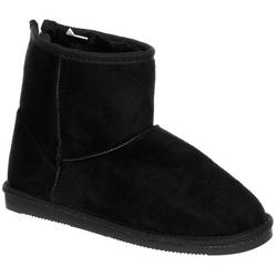 Women's Solid Zip Cozy Faux Fur Lined Boots