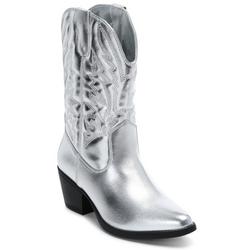 Women's Solid Cowgirl Boots