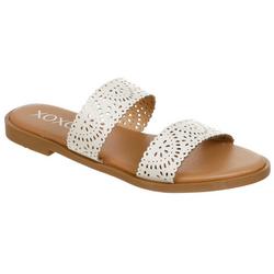 Women's Perforated Slide Sandals
