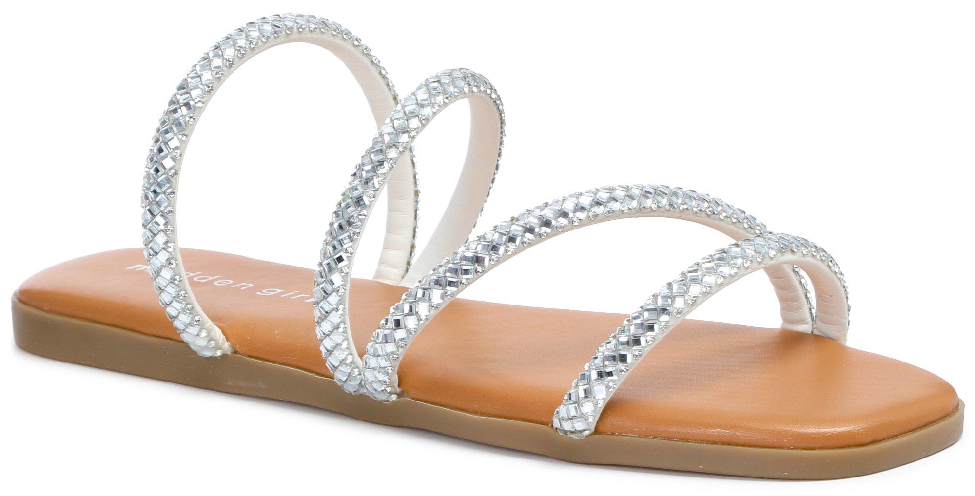 Women's Bling Strappy Slide Sandals