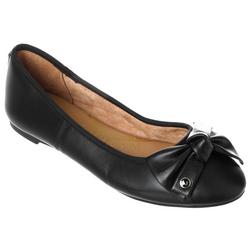 Women's Connie Bow Toe Flats - Black