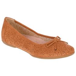 Women's Solid Perforated Flats