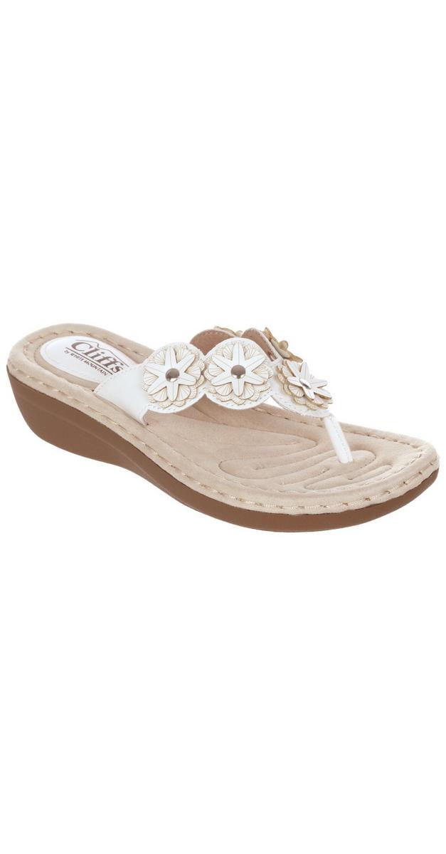 Women's Clarity Wedge Sandals - White | bealls