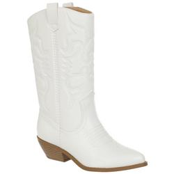 Women's Solid Western Cowgirl Boots