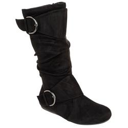 Women's Scrunch Klein Flat Tall Boots - Black