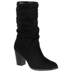 Women's Faux Leather Tiber Tall Boots - Black