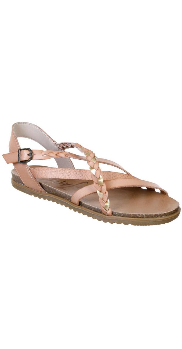 Womens Maddi Flatbed Sandals Tan Bealls