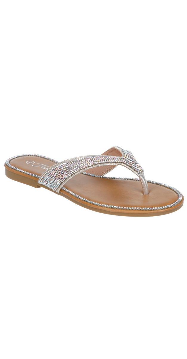 Women's Fannie Jeweled FlipFlops Champagne bealls