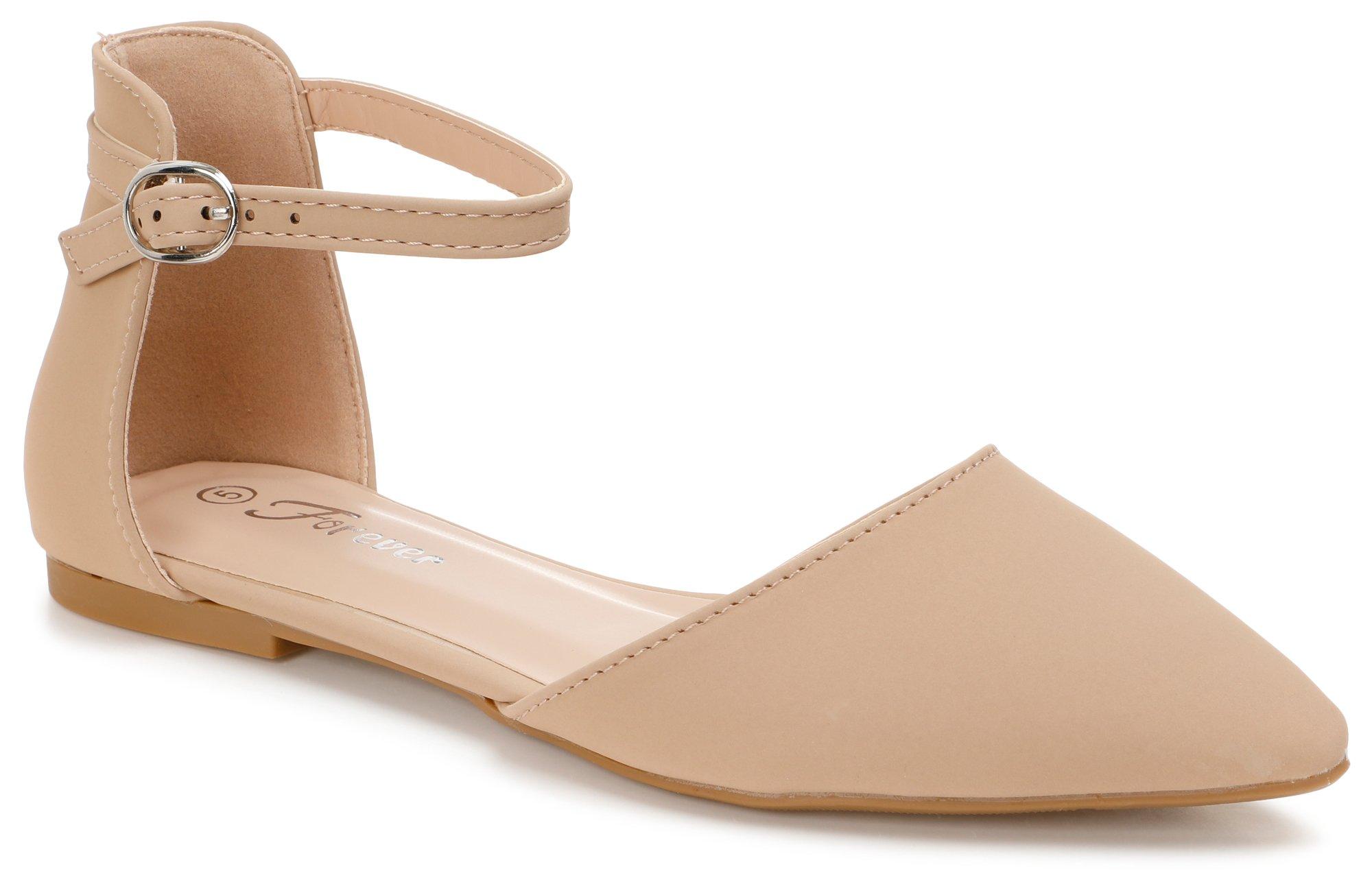 Women's Solid Pointed Flats