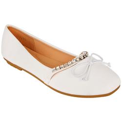 Women's Solid Faux Leather Flats
