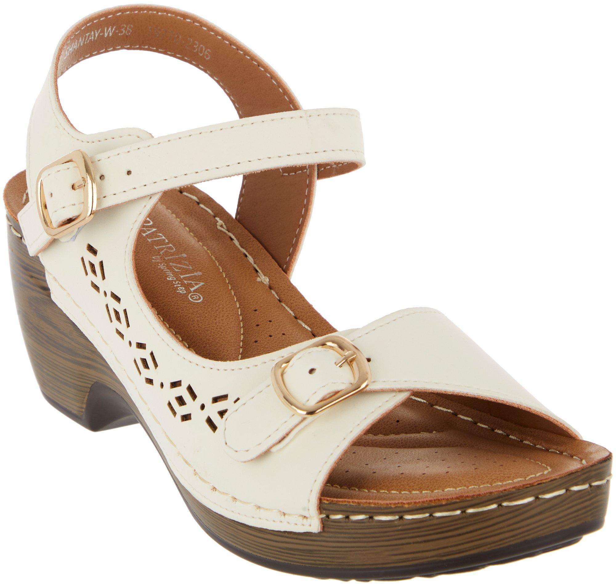 Women's Perforated Lifted Sandals
