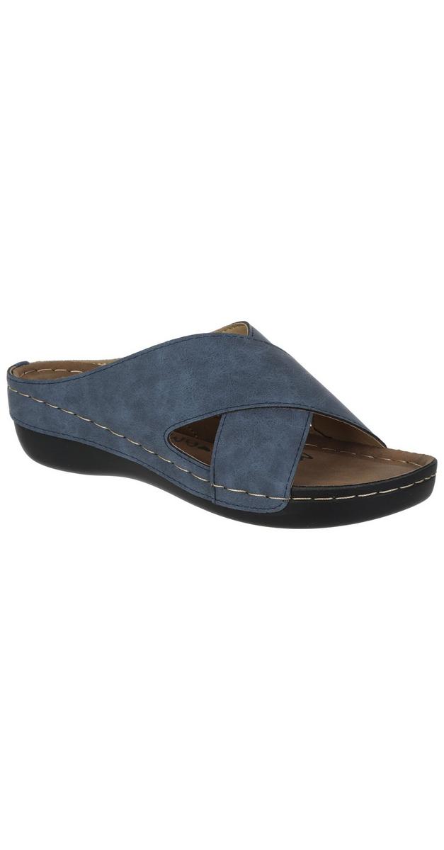 Women's Slide Comfort Sandals - Navy | bealls