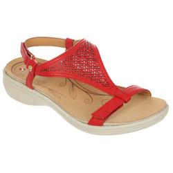Women's Perforated Leather Sandals