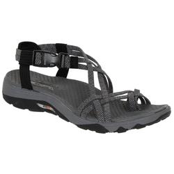 Women's Strappy Comfort Sandals - Grey