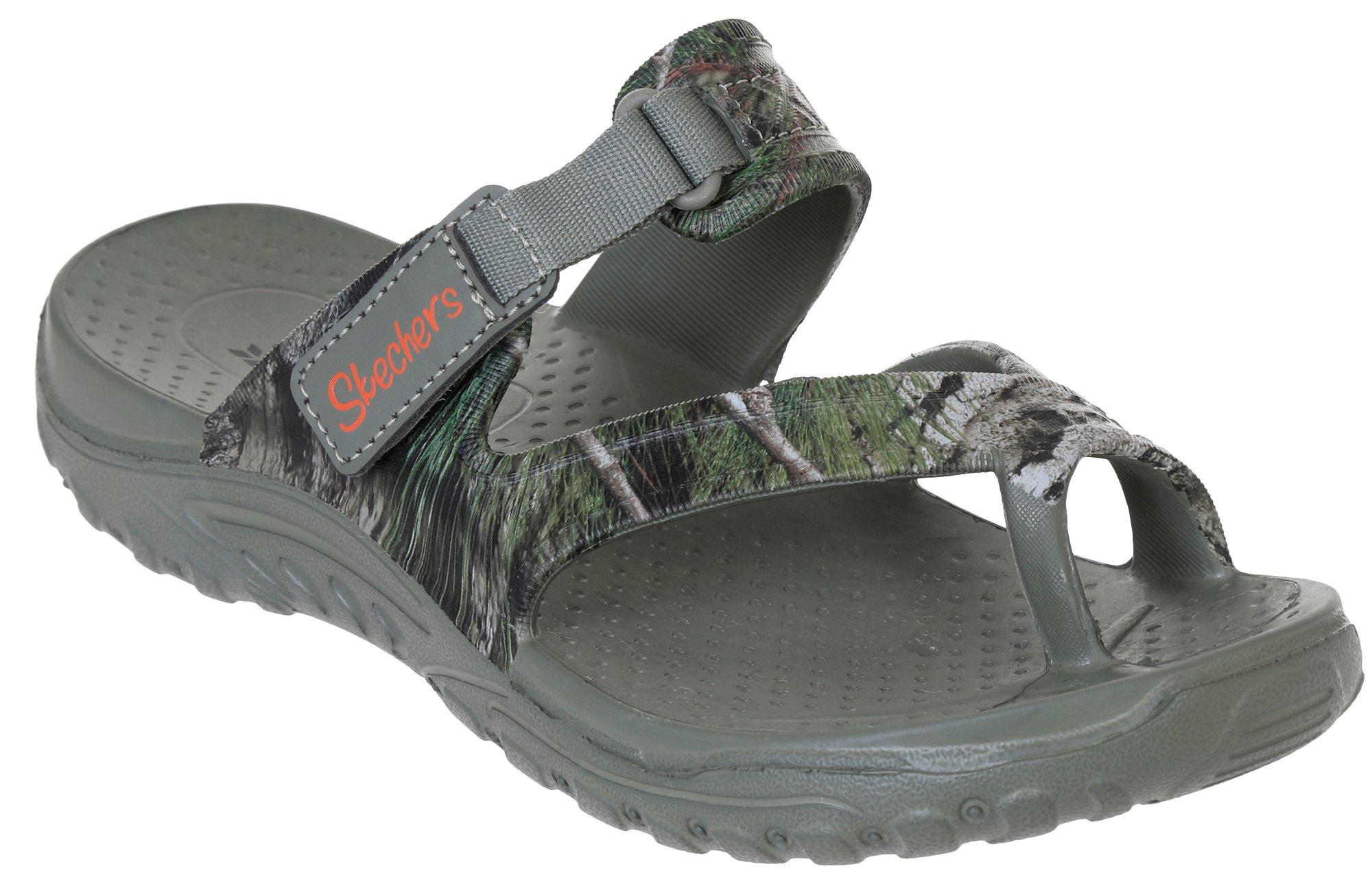Women's Outdoor Camo Comfort Sandals - Green