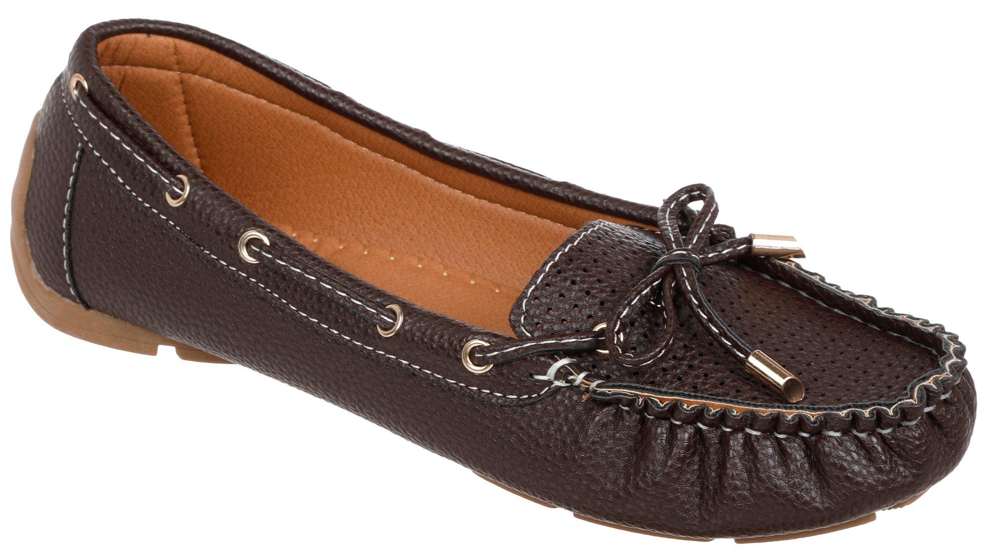 Women's Jimmi Faux Leather Loafers - Brown