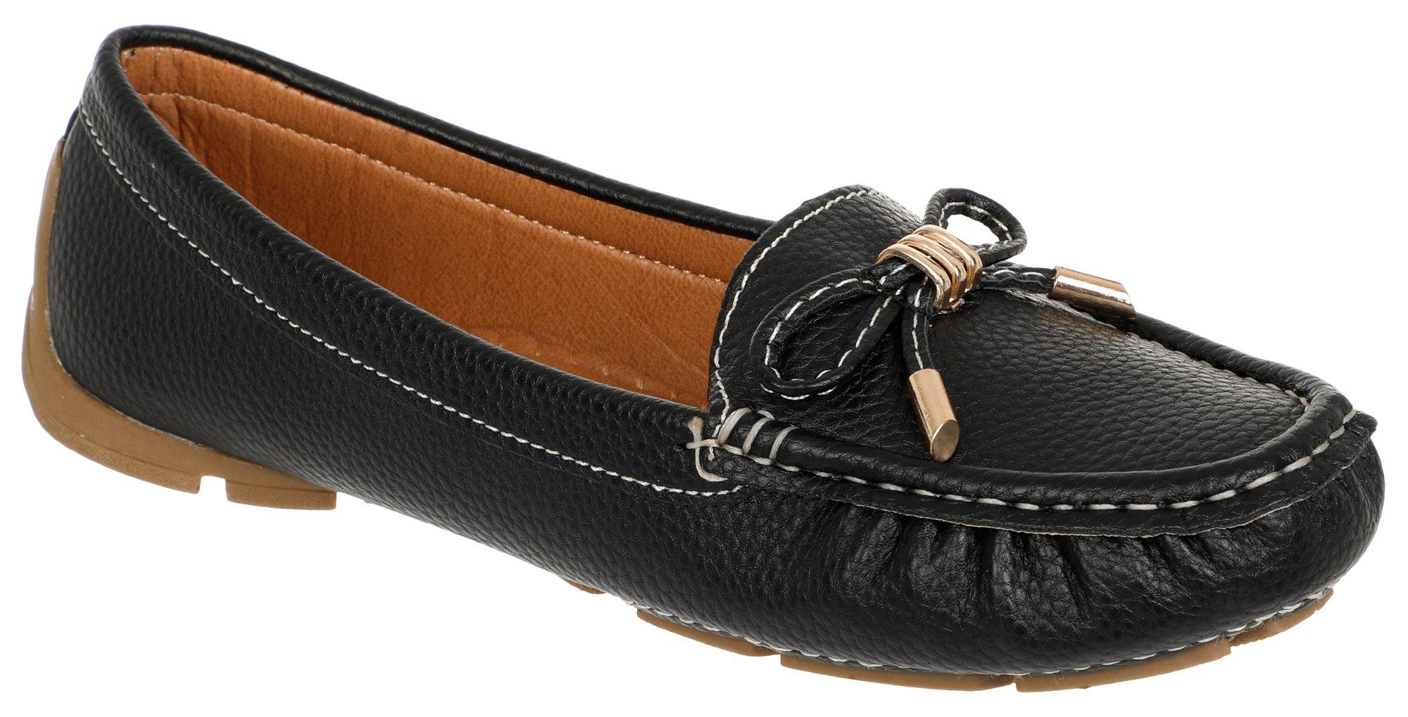Women's Pebble Leather Loafers