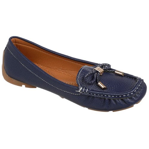 Women's Jimmi Faux Leather Loafers - Navy