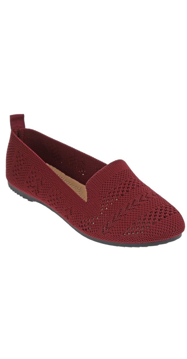 Women's Woven Slip-On Flats - Wine | bealls