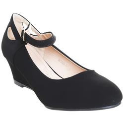Women's Faux Suede Solid Wedges