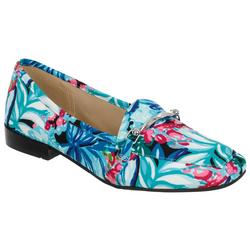 Women's Abstract Floral Loafers