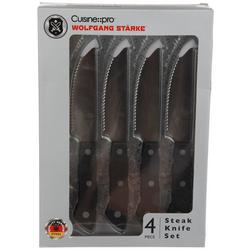 4 Pk Steel Steak Knife