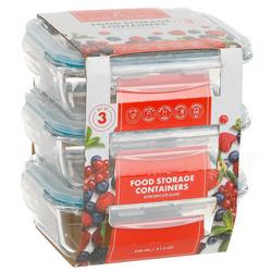 3 Pk Food Storage Containers