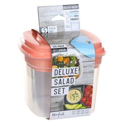 5 Pc Deluxe Salad Set