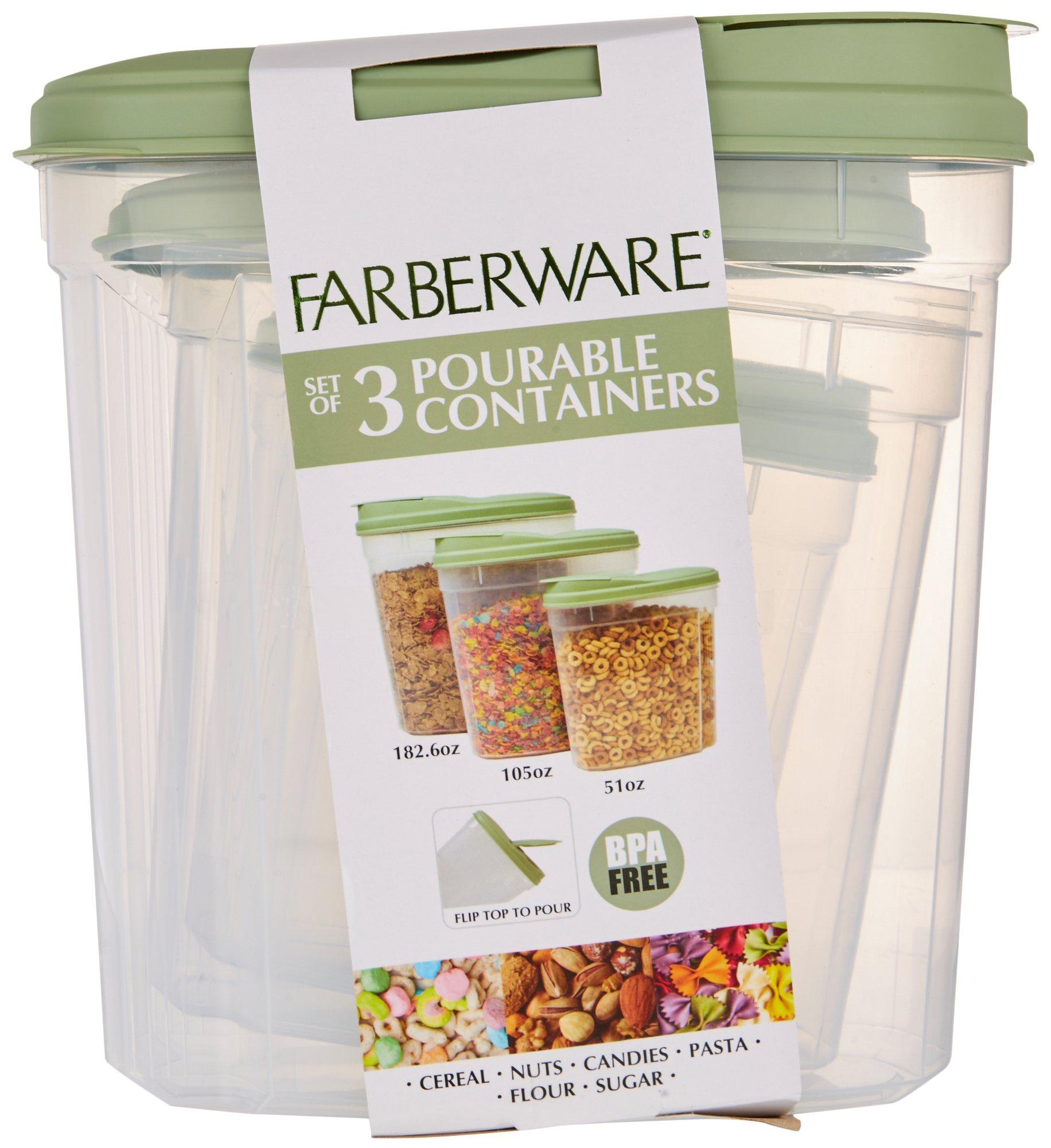 3 Pk Pourable Containers