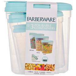 3 Pk Pourable Containers