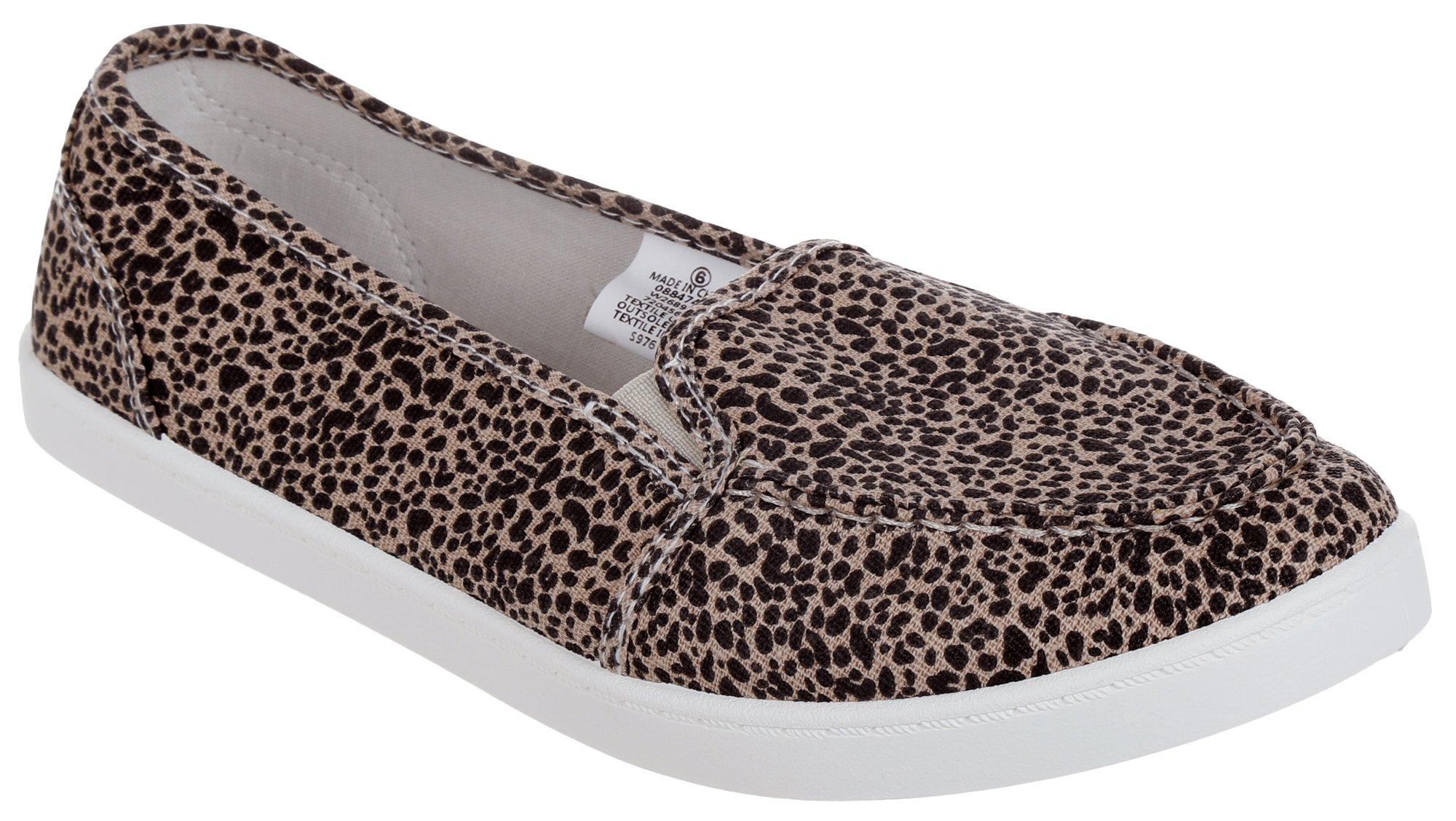 Women's Leopard Print Slip Ons