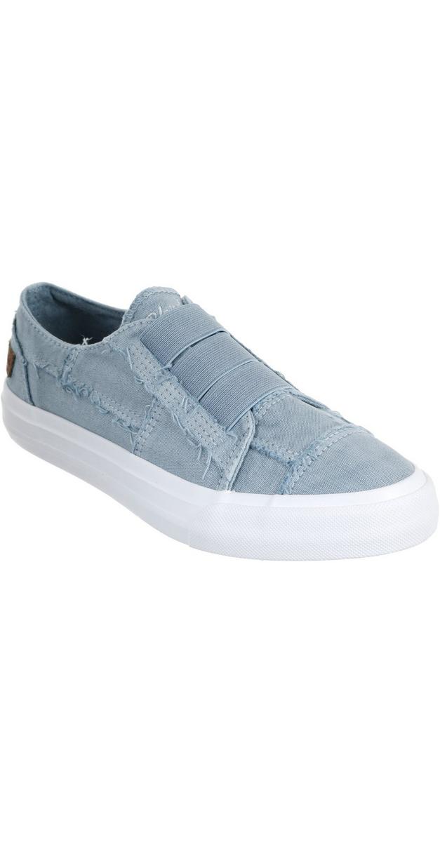 Womens Markia Canvas Slip Ons Blue Bealls 9985