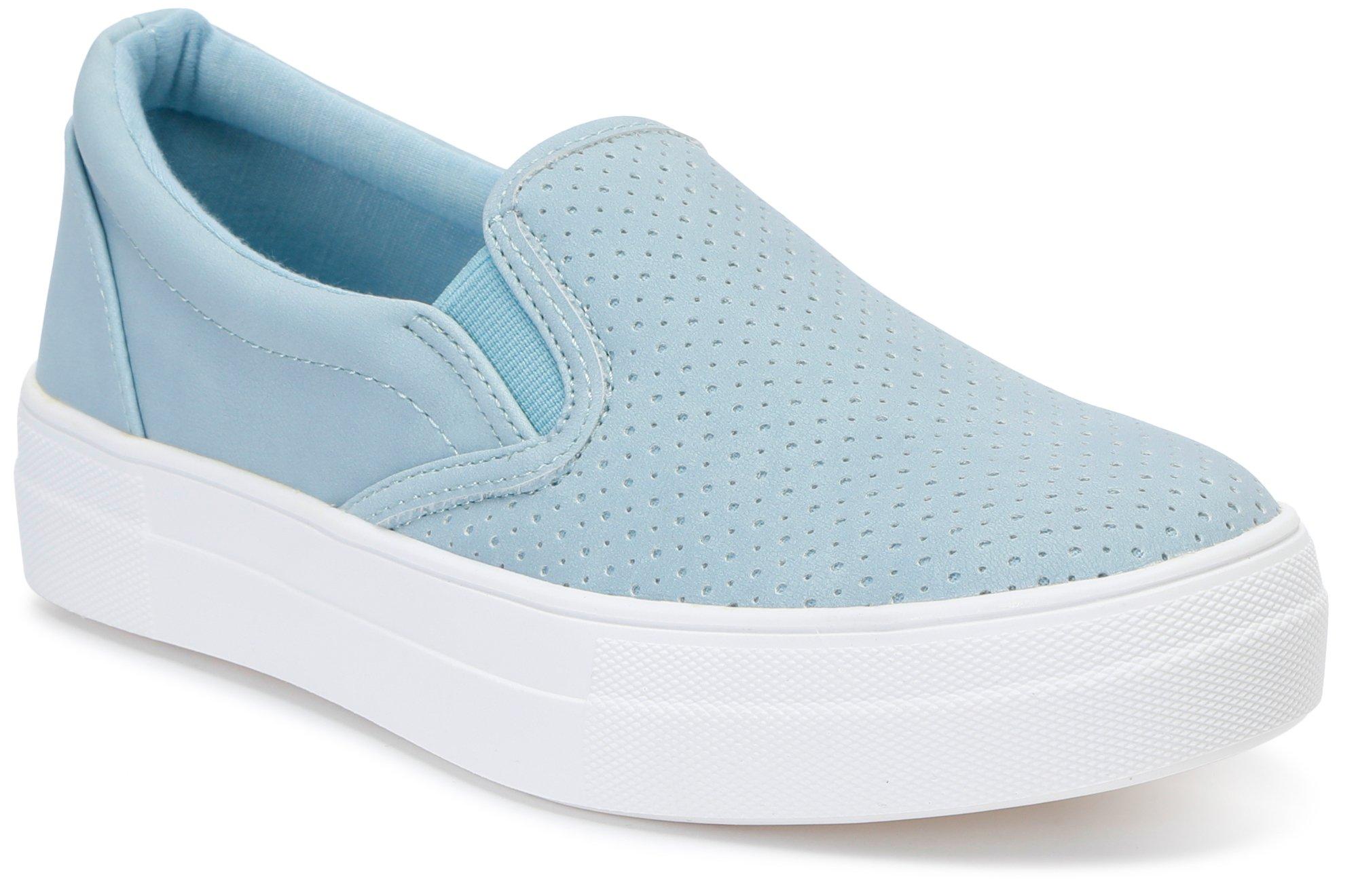 Women's Perforated Slip Ons