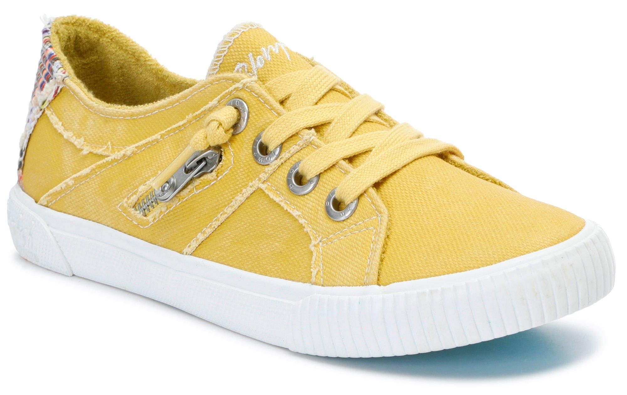 Women's Solid Canvas Casual Sneakers