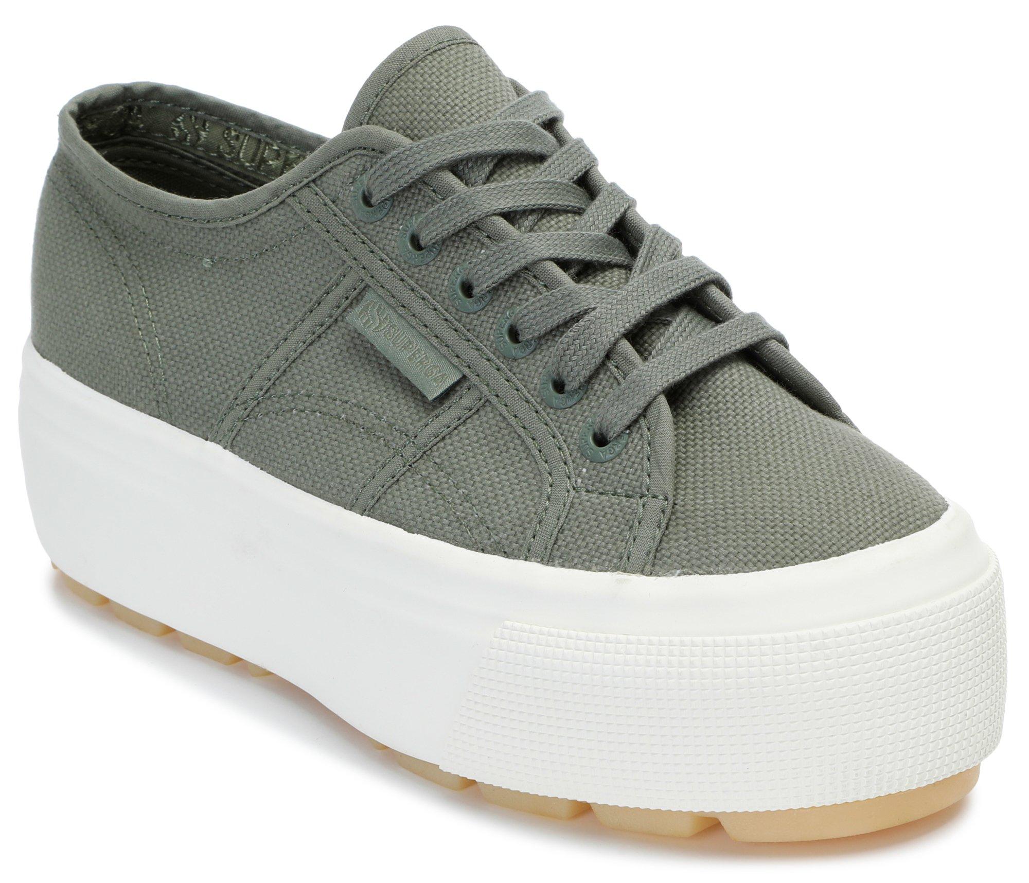 Women's Solid Canvas Casual Sneakers