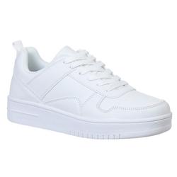 Women's Platform Casual Sneakers - White