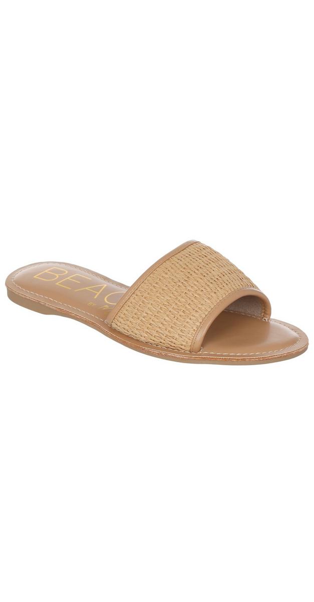 Women's Single Band Slides Tan bealls