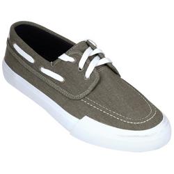 Men's Solid Boat Shoes - Green