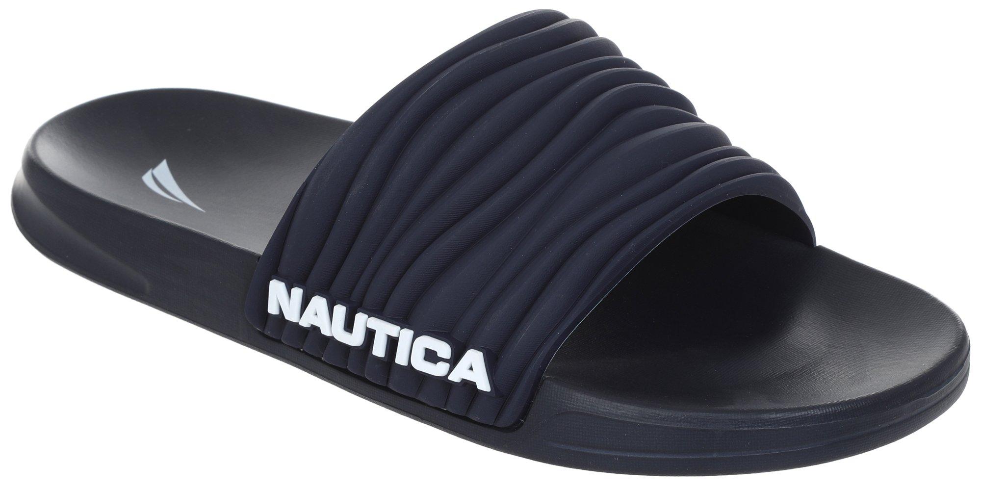 Nautica mens hot sale flip flops