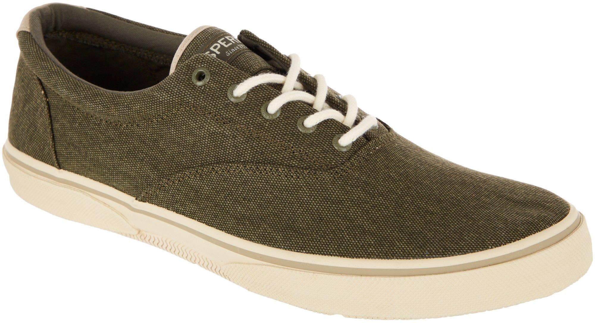 Men's Solid Canvas Casual Sneakers