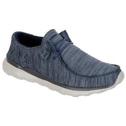 Men's Casual Bungee Lace Shoes - Navy