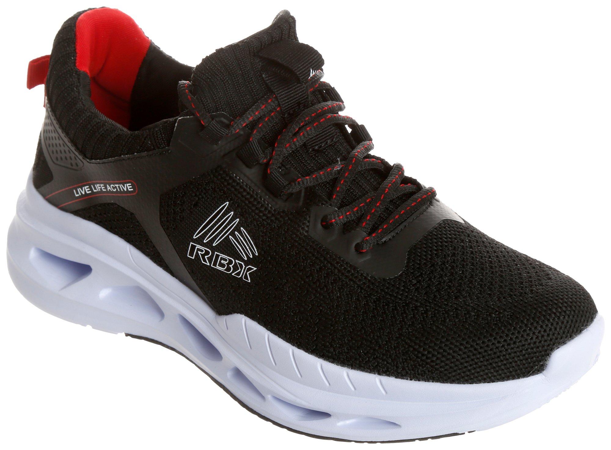 Men's Solid Knit Athletic Sneakers